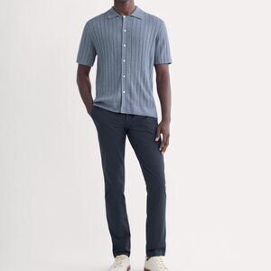 NEW Everlane Men's Performance Chino | Uniform in Deep Navy, Size 33x32